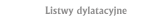 Listwy dylatacyjne